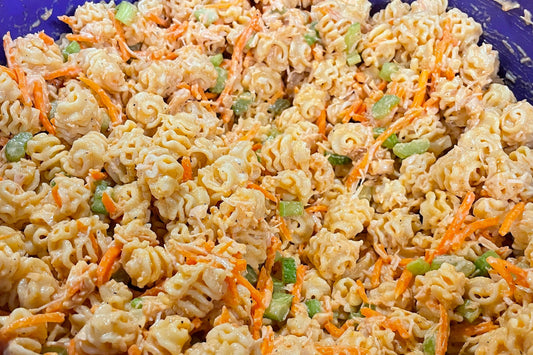 Joey G’s Buffalo Chicken Pasta Salad