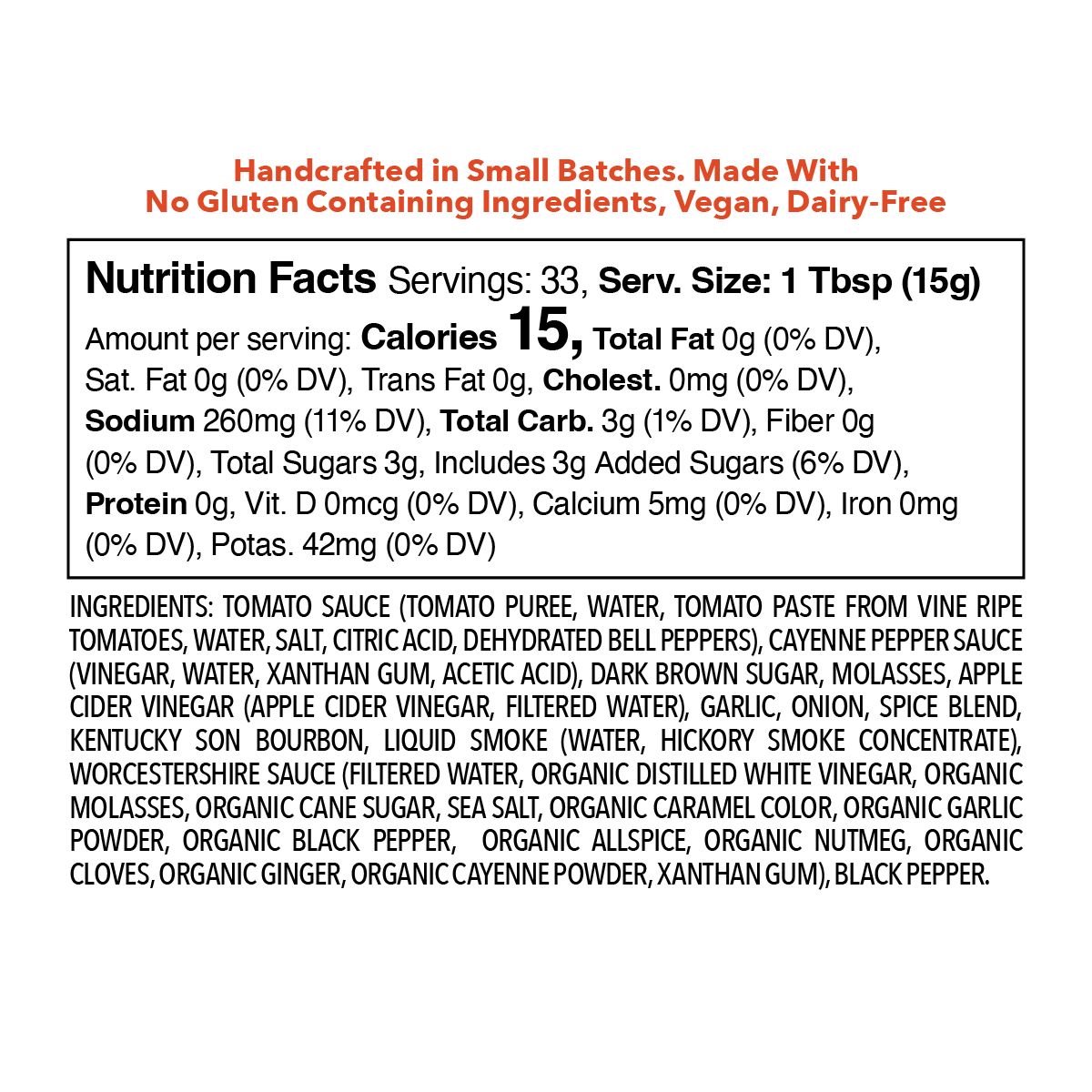 Chef’s Table Collection Kentucky Son Bourbon BBQ Sauce, Buffalo