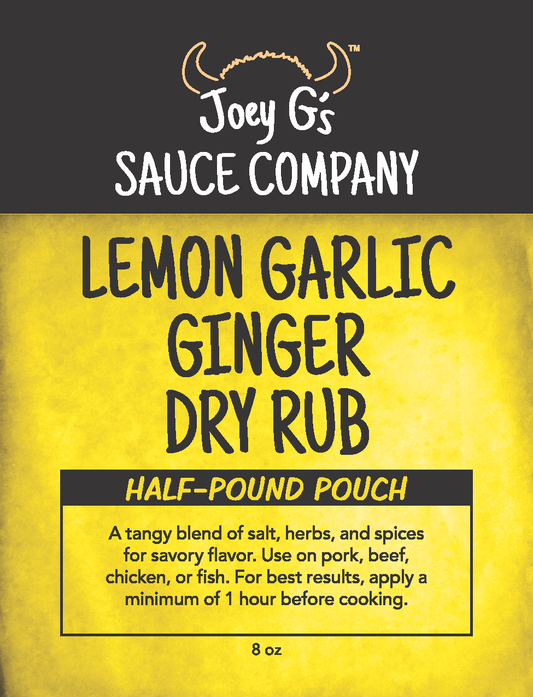 Lemon Garlic Ginger Dry Rub