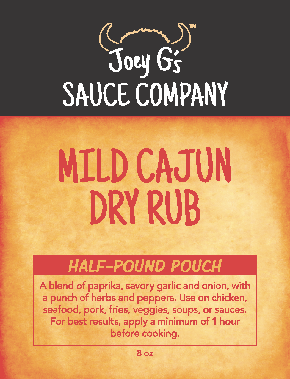 Mild Cajun Dry Rub